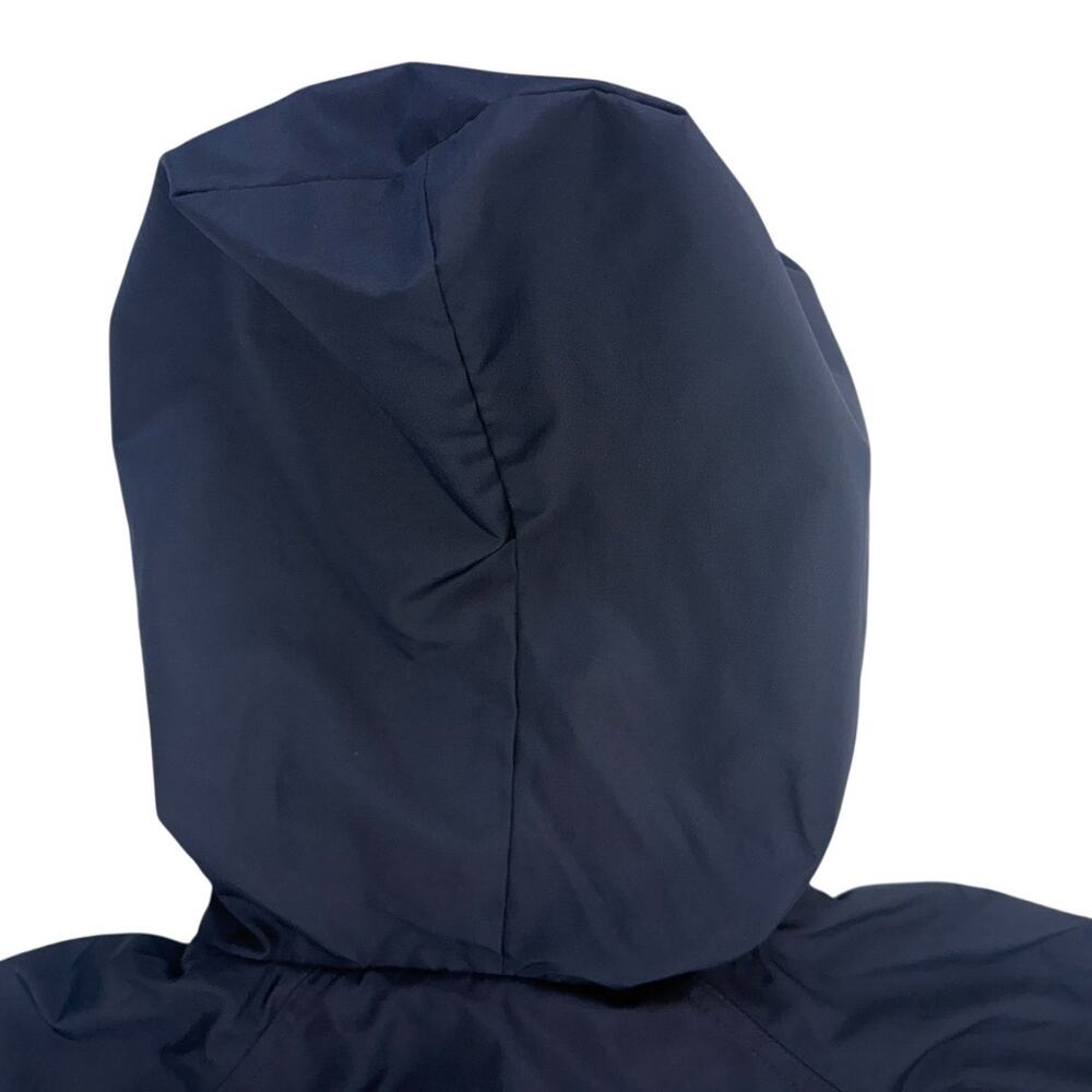 Eddie Bauer Women's Hooded Jersey Lined Jacket Navy Large Full Zip - Picture 7 of 9